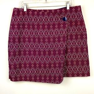 Gorgeous Loft Faux Wrap Skirt